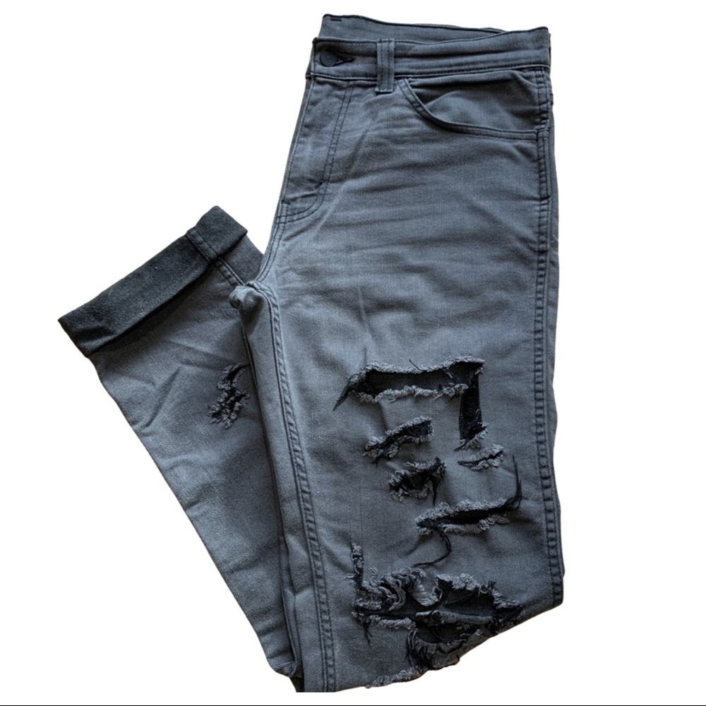 Levi’s 511 Gray Ripped Jeans 33x32